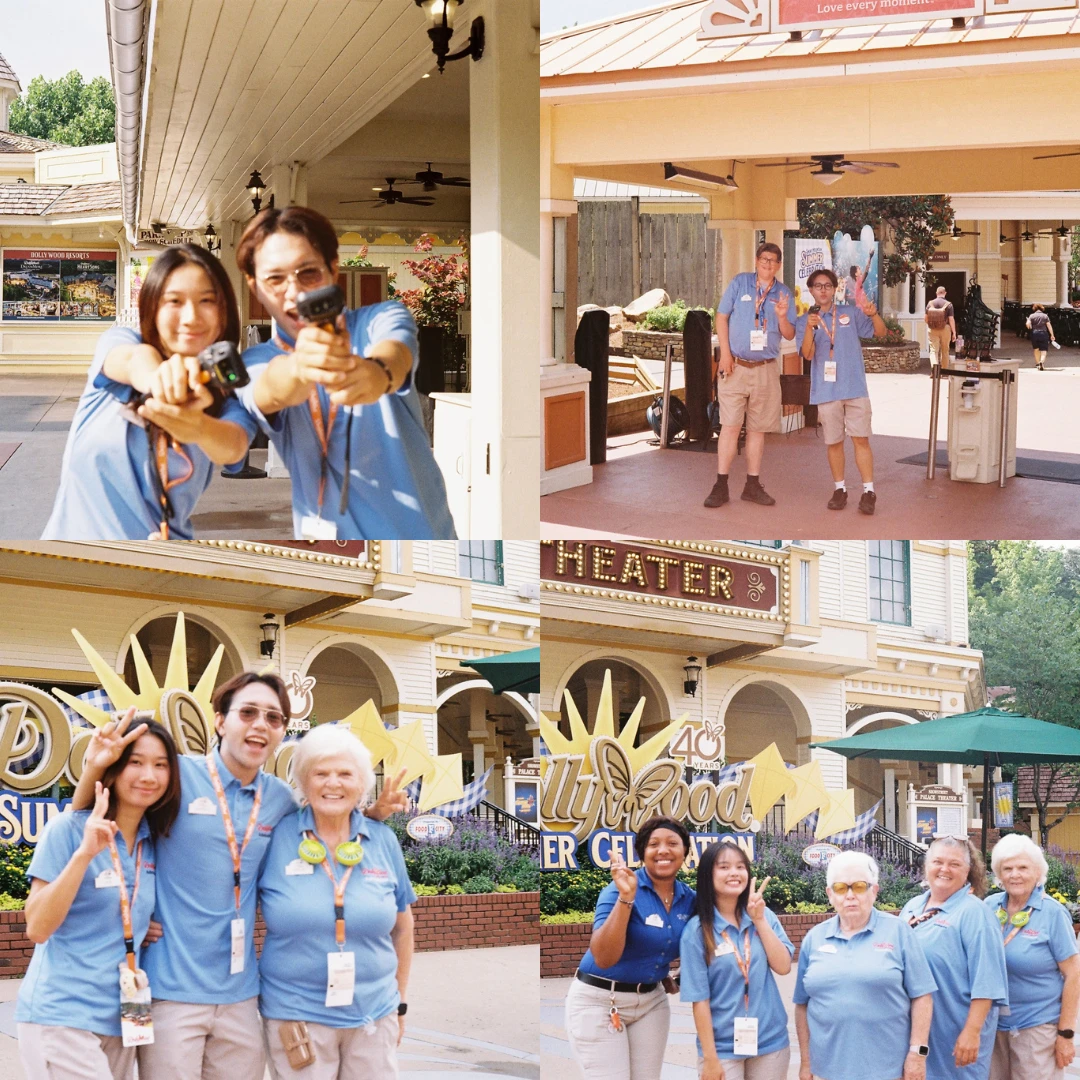 Garfield working in his primary Ticket Team Member role at Dollywood