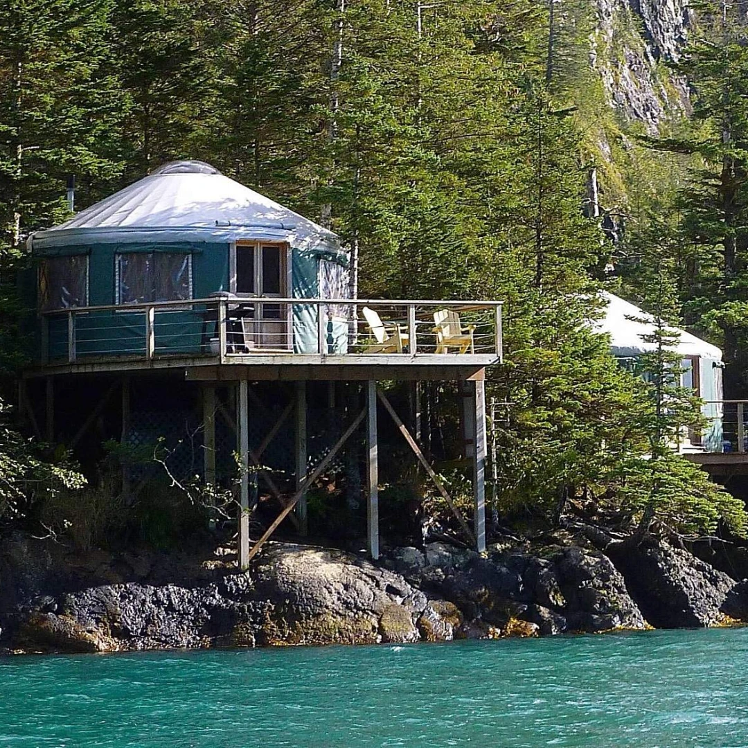 Orca Island Cabins New Step