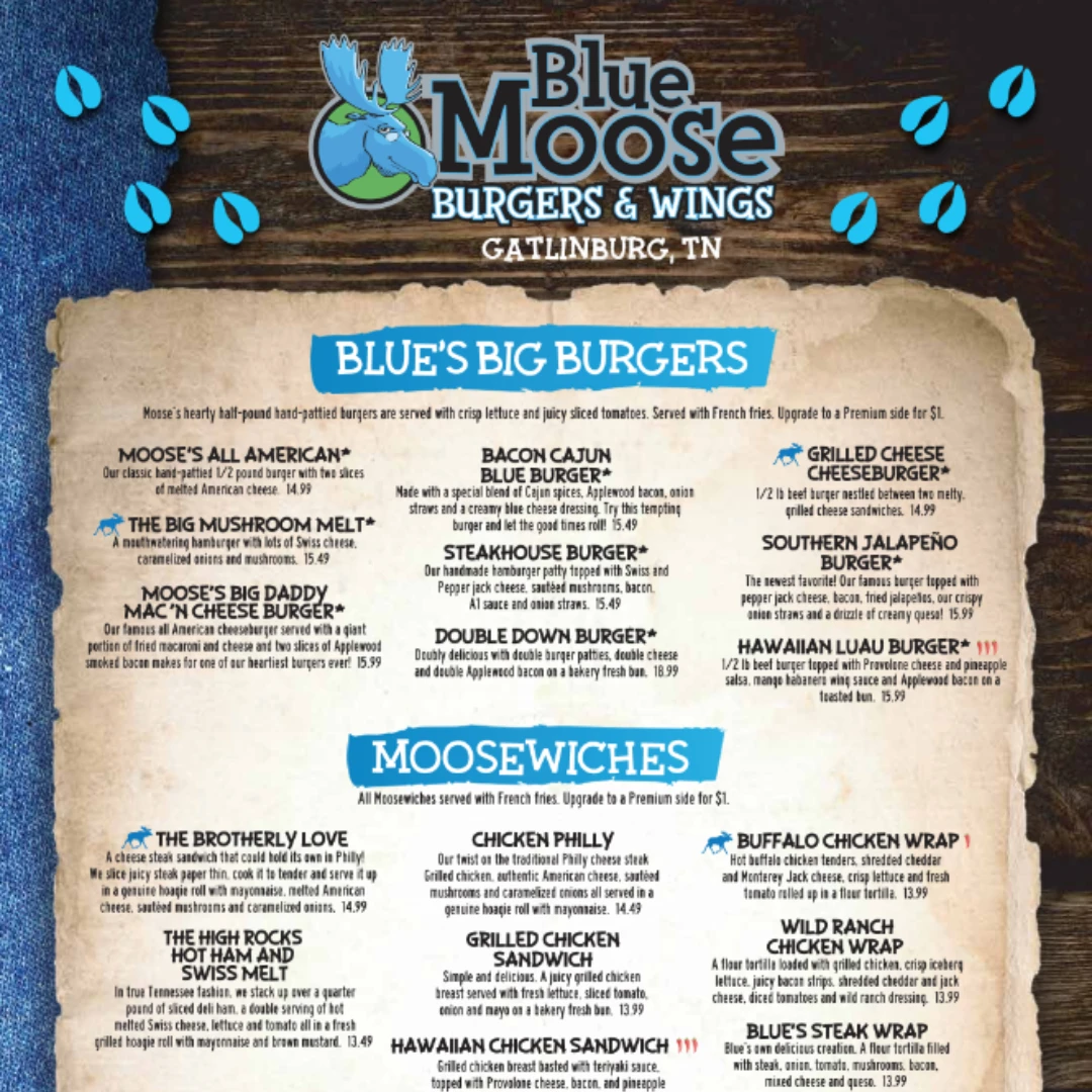 Blue Moose Burgers & Wings