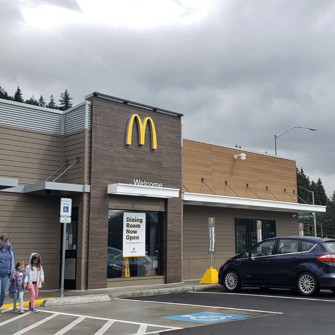 หน้าร้าน McDonald's เมือง Kenai รัฐ Alaska