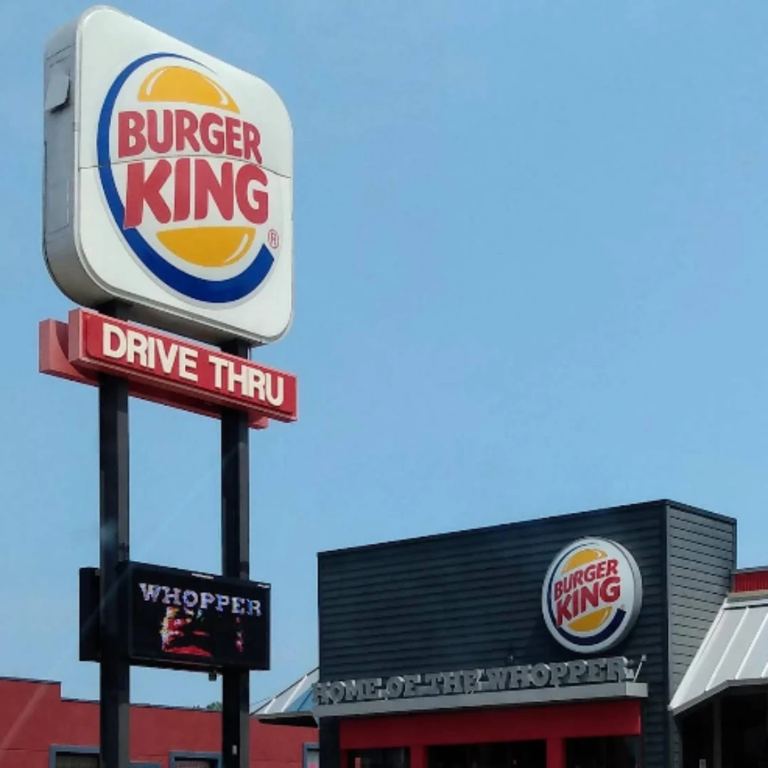 หน้าร้าน Burger King เมือง Minot รัฐ North Dakota