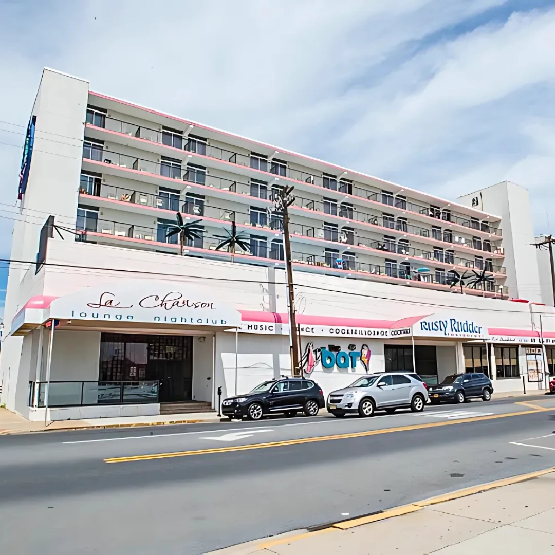 หน้าโรงแรม Beach Terrace Motor Inn, Wildwood, NJ