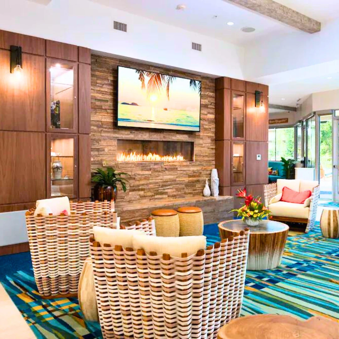 ที่นั่งรับรองภายในโณงแรม Margaritaville Resort