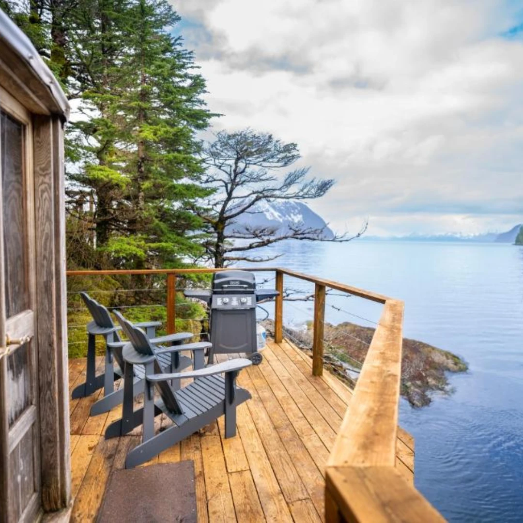 Orca Island Cabins New Step