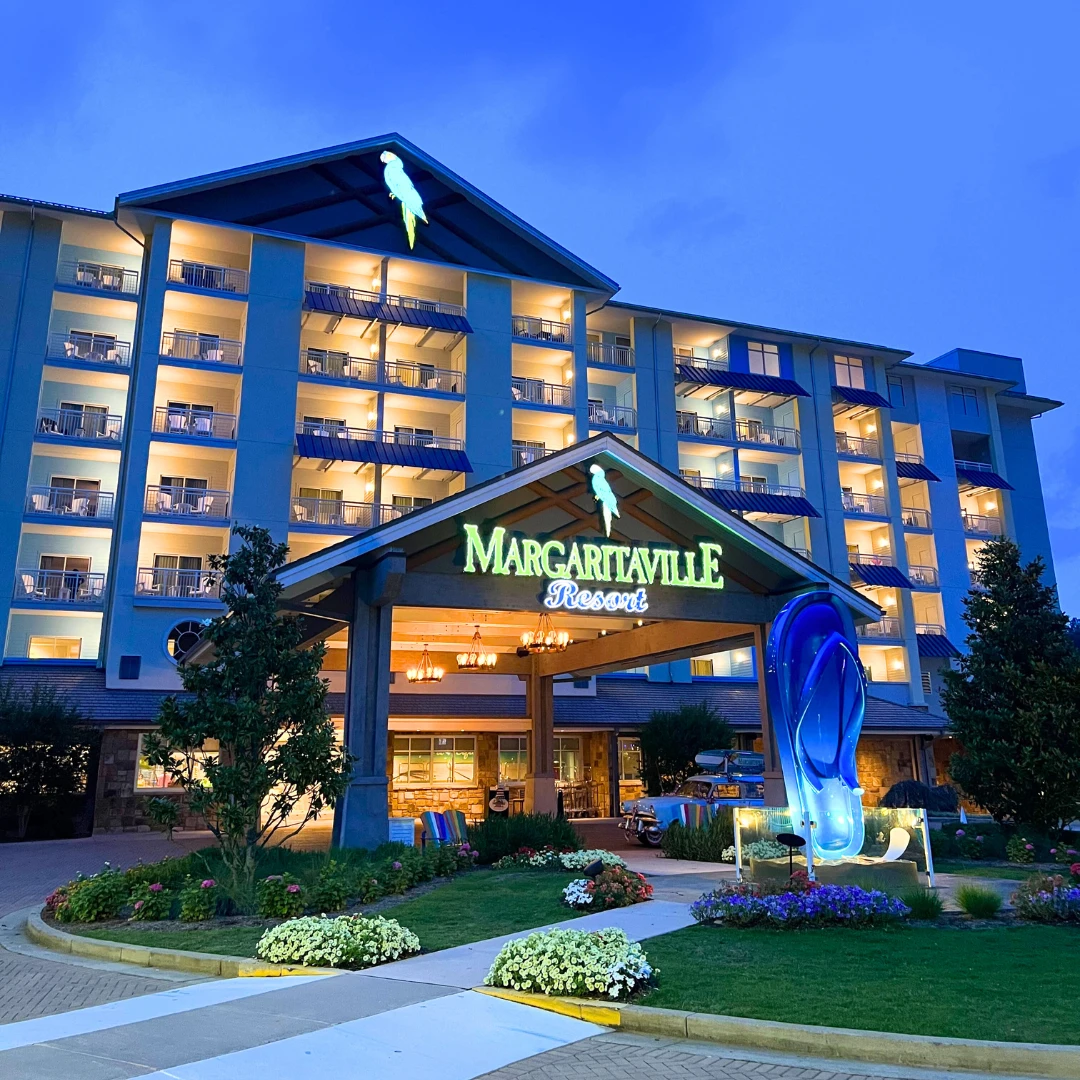 บรรยากาศตอนกลางคืน Margaritaville Resort