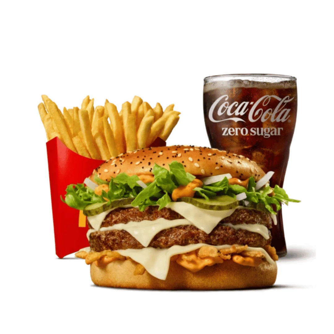 อาหารในร้าน McDonald's เมือง Ketchikan รัฐ Alaska