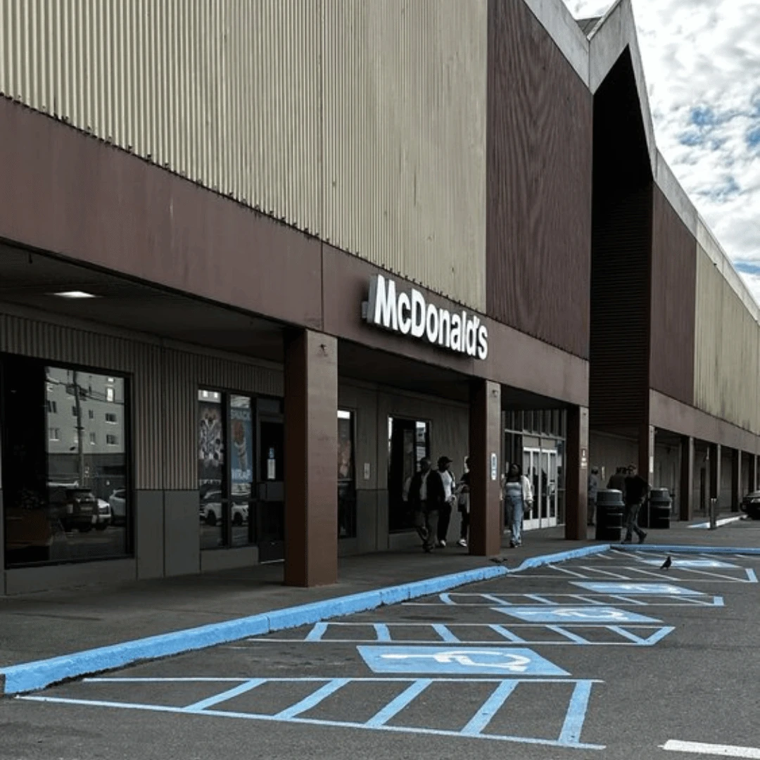 หน้าร้าน McDonald's เมือง Ketchikan รัฐ Alaska