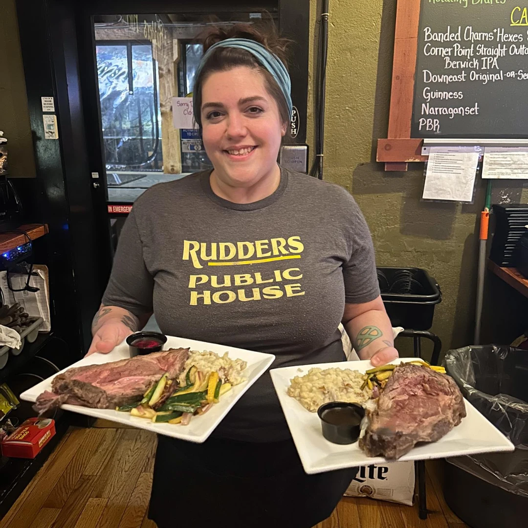 Rudders Public House New Step